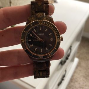 Tortoise Fossil women’s watch